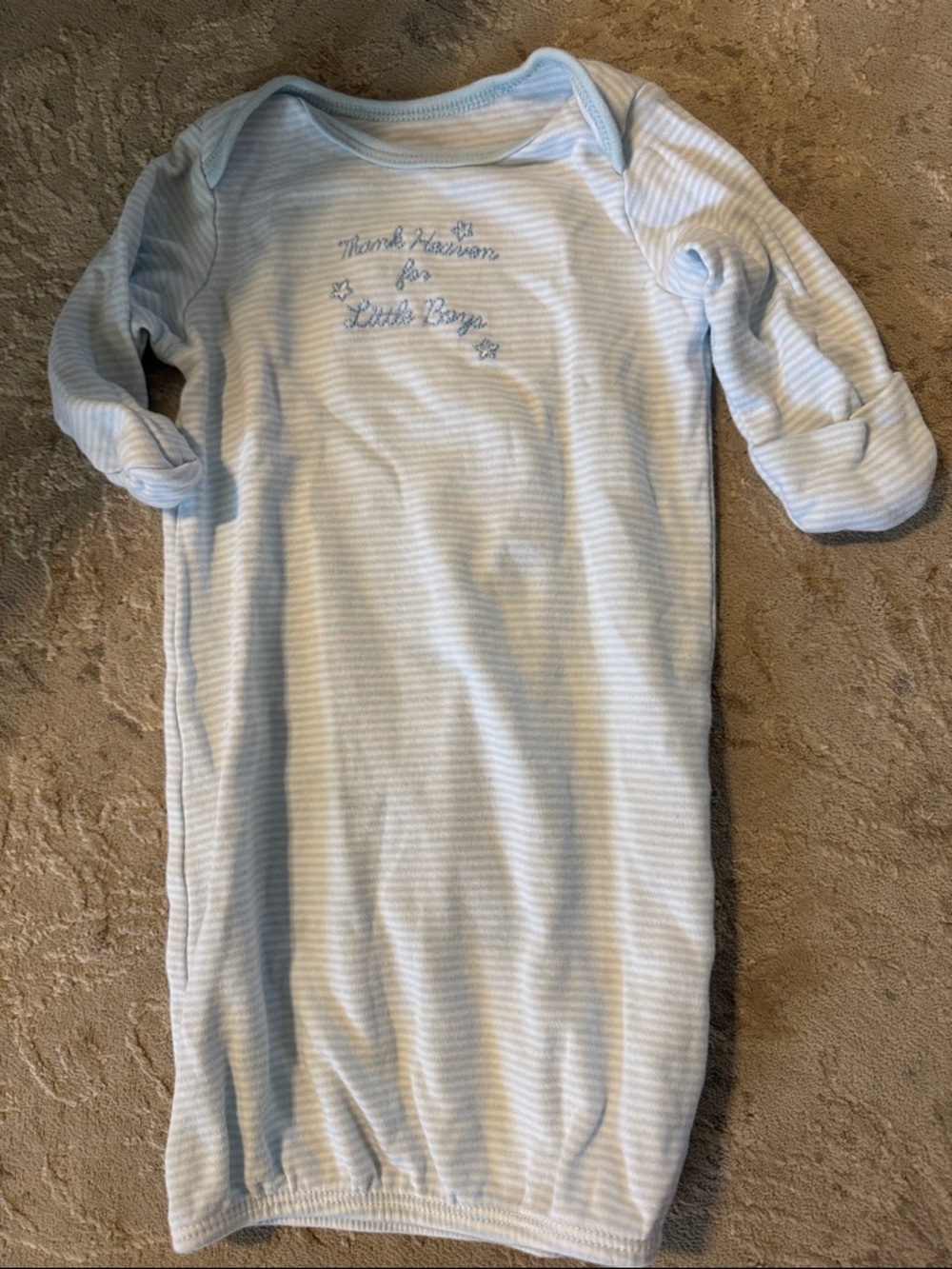 Thank Heaven For Little Boy Gown